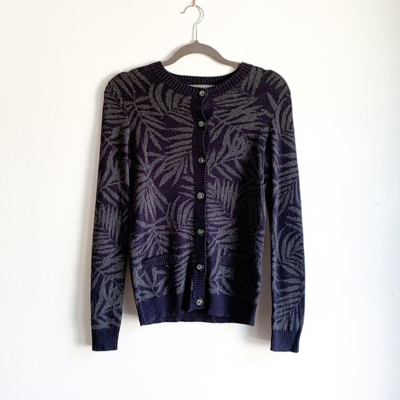 Proenza Schouler for Target botanical fern sweater cardigan X small pre-owned - Picture 10 of 10